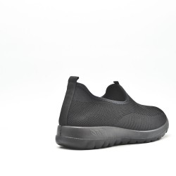 Women's sneakers shoes textil without lace-up