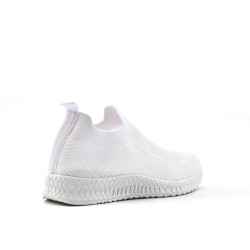 Basket femme en textile sans lacets