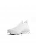 Women's sneakers shoes textil without lace-up