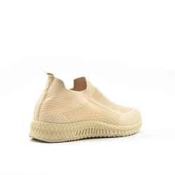 Basket femme en textile sans lacets