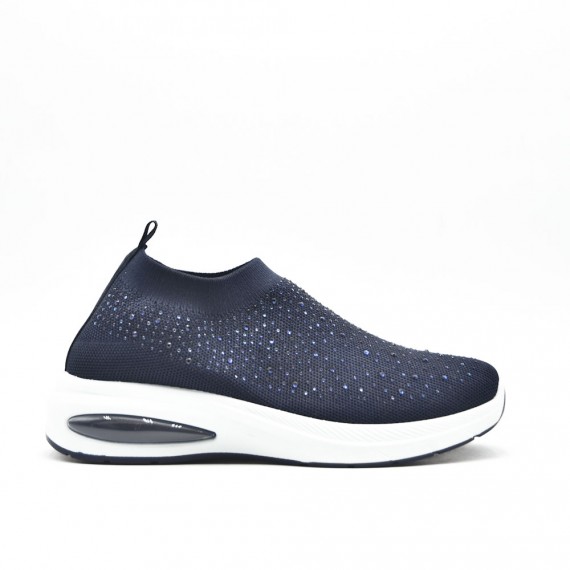 Zapatillas de mujer textil sin cordones