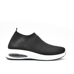 Basket femme en textile sans lacets