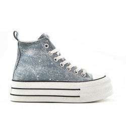 Zapatillas deportivas de mujer de materiales mixtos