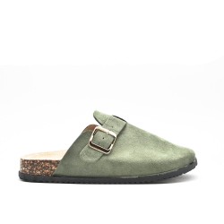 Mule noire décoré en métal doré