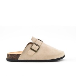 Mule noire décoré en métal doré