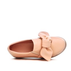 Tennis fille rose à nœud 
