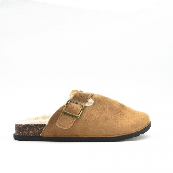 Mule noire décoré en métal doré