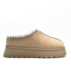 mules de suela gruesa