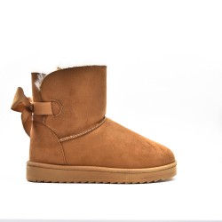 Botines clásicos de pelo para mujer.