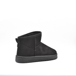 Bottines à lacet en simili daim pour femme