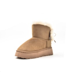 Bottines classic à fourrure pour femme