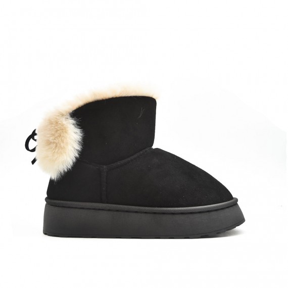 Bottines classic à fourrure pour femme