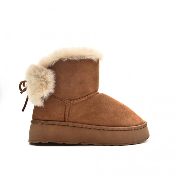 Bottines classic à fourrure pour femme