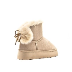 Women's classic fur ankle boots