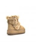 Women's classic fur ankle boots