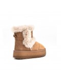 Women's classic fur ankle boots