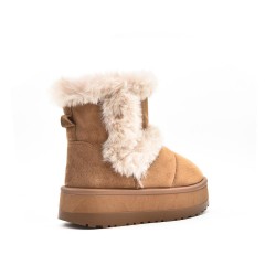 Women's classic fur ankle boots