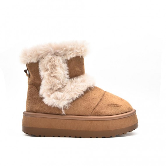 Women's classic fur ankle boots