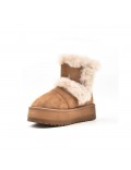 Women's classic fur ankle boots