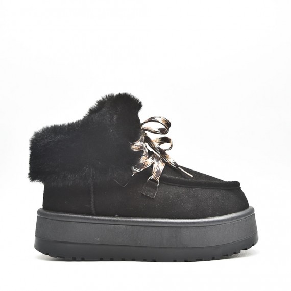 Women's classic fur ankle boots