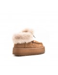 Women's classic fur ankle boots
