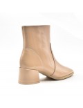 Bottines style santiag en simili cuir
