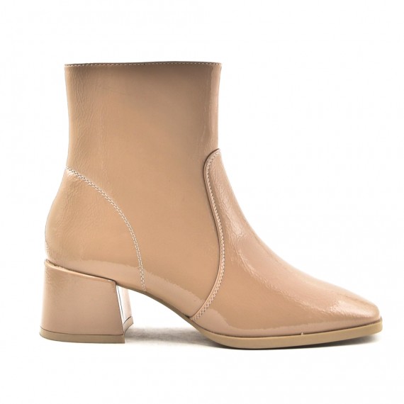 Bottines style santiag en simili cuir