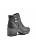 Bottines style santiag en simili cuir