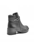 Bottines style santiag en simili cuir