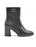 Bottines style santiag en simili cuir