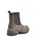 Bottines style santiag en simili cuir