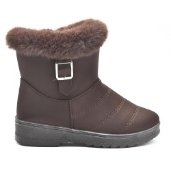 Bottines classic à fourrure pour femme