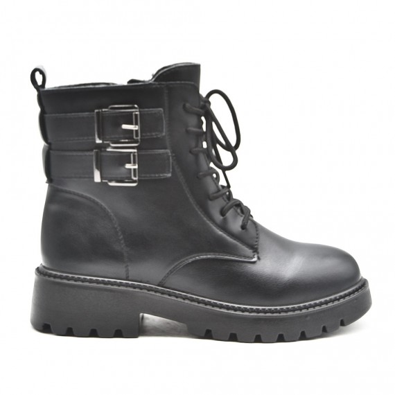 Botines clásicos de pelo para mujer.