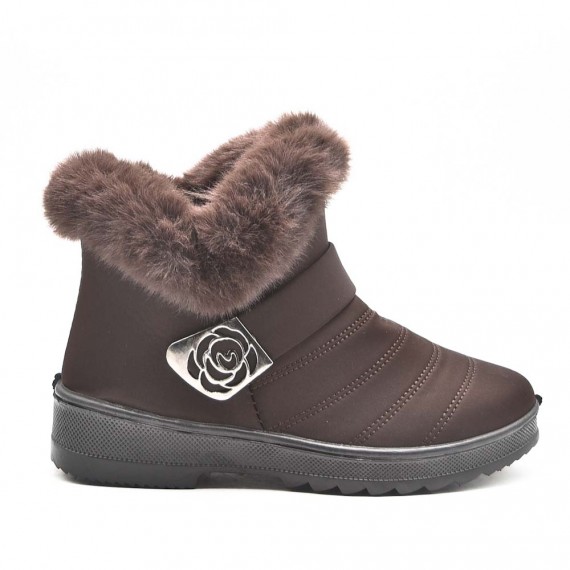 Bottines classic à fourrure pour femme