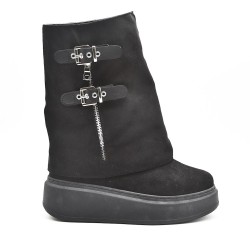 Women's classic fur ankle boots