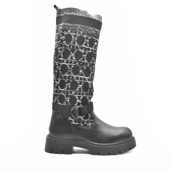 Bottines en simili cuir pour femme