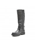 Bottines en simili cuir pour femme