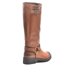 Botines clásicos de pelo para mujer.