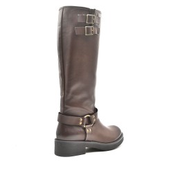 Bottines en simili cuir pour femme