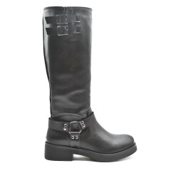 Bottines en simili cuir pour femme