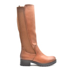 Botas de cuero de imitación