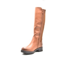 Leather imitation boots