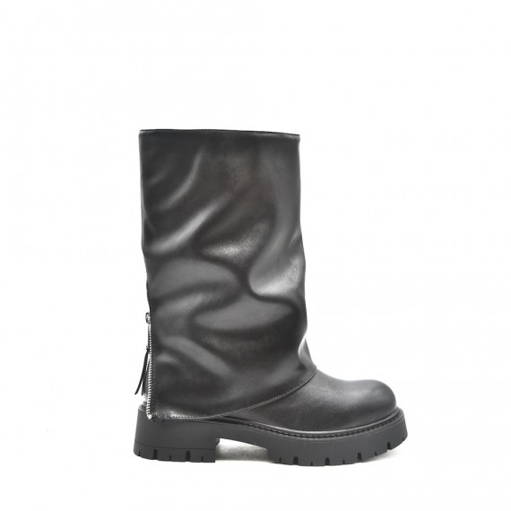 Botines clásicos de pelo para mujer.