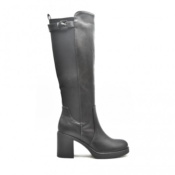 Leather imitation boots