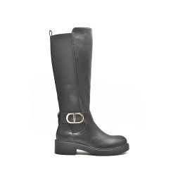 Botas de cuero de imitación