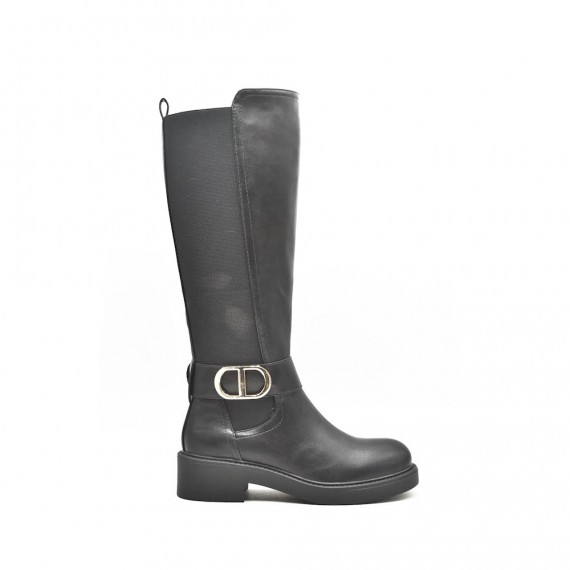 Leather imitation boots