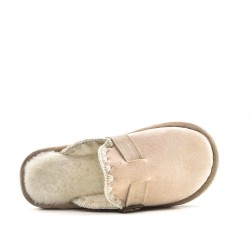 Women's mocassin in faux suede 