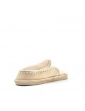 Pantuflas con detalle blanco