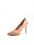 Escarpin en simili cuir à talon 