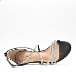 Pumps adorned with rhinestones